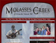 Tablet Screenshot of molassescreek.com